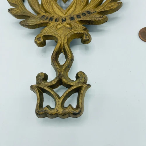 Vintage Griswold Cast Iron Trivet Birchwood Eagle Americana  image 3