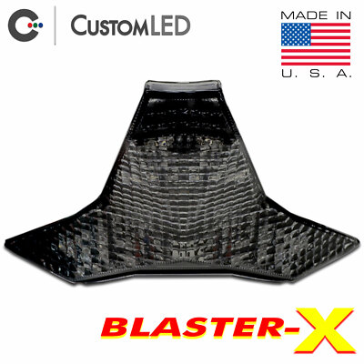 Ninja ZX-6R / ZX636 Blaster-X Integrated Tail Light Programmable ZX6 Smoked Lens