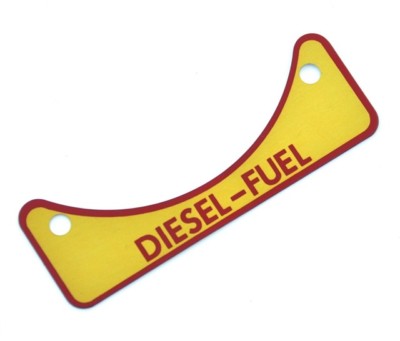 LAND ROVER DEFENDER DIESEL FUEL CAUTION DECAL - Part No 502951 | eBay
