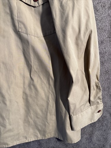 Boy Scouts Of America Shirt Mens XL Uniform BSA Polyestor Blend Patches MobyDick - Picture 8 of 13