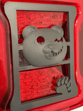 Bear Slasher in 3D for Jee Led Version JK/JKU/JL Rear Tail Light Covers - Claw