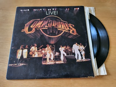 COMMODORES Live Double LP 1977 Motown M9-894A2 Soul LP7