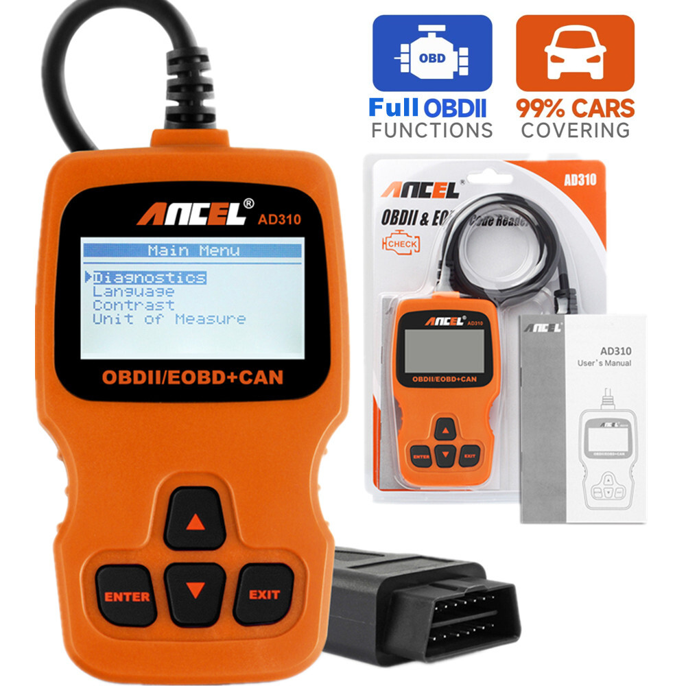 Check Engine Fault Automotive OBD2 Scanner OBDII Code Reader Car Diagnostic Tool-image