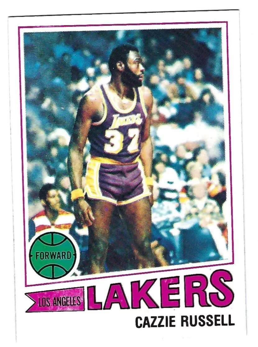 Cazzie Russell trading card