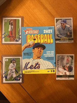 2021 MLB Topps Heritage Baseball Blaster Box Factory Sealed/ + Acuna Bo Sale etc