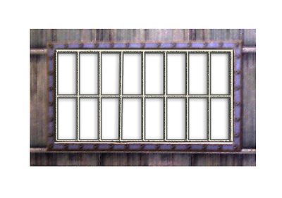 LC03 - Laser Cut Large Fanlight Windows OO scale pack of 6 Smart Models
