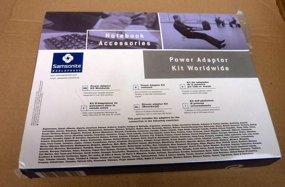 Samsonite Reise Adapter Set Weltweit - Power Adapter Kit Worldwide - Bild 3 von 3