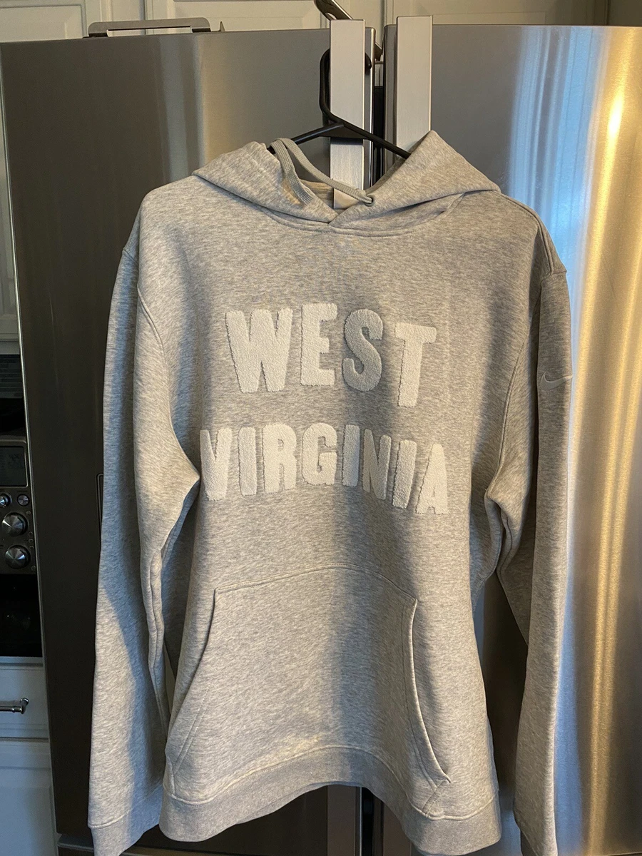 WVU West Virginia Mountaineers Nike Hooded Pullover Sweatshirt Men s XL NWT