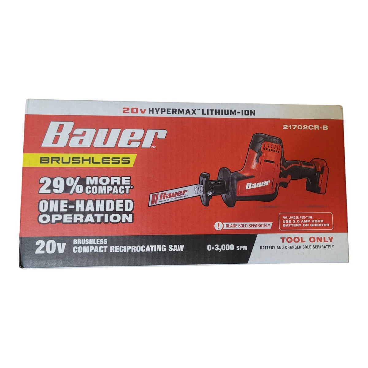 HERCULES 20V Brushless Cordless Compact Reciprocating Saw – Tool Only HERCULES 20V Brushless Cordless Compact Reciprocating Saw – Tool Only
