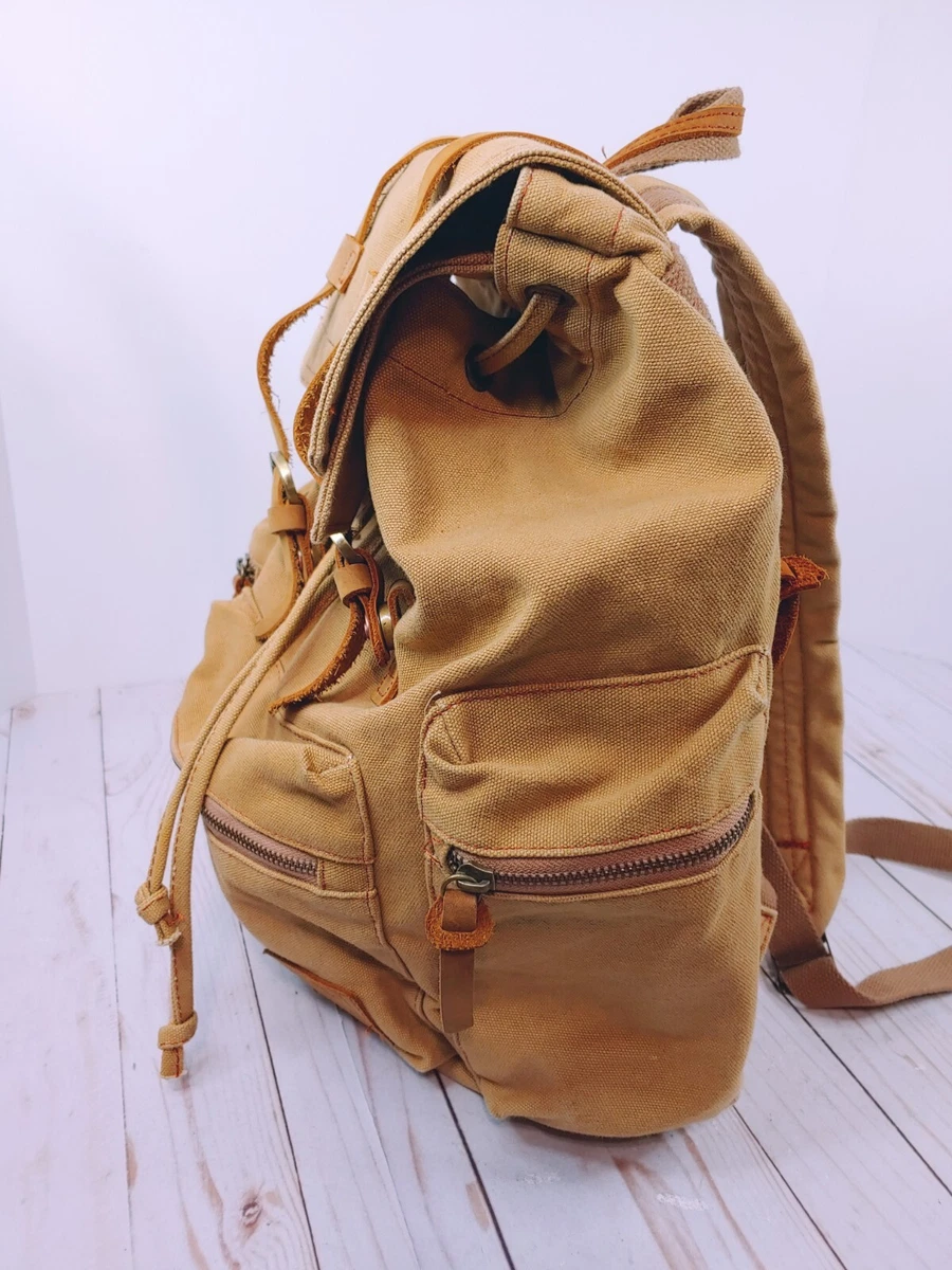 Augur jans shop vintage canvas backpack