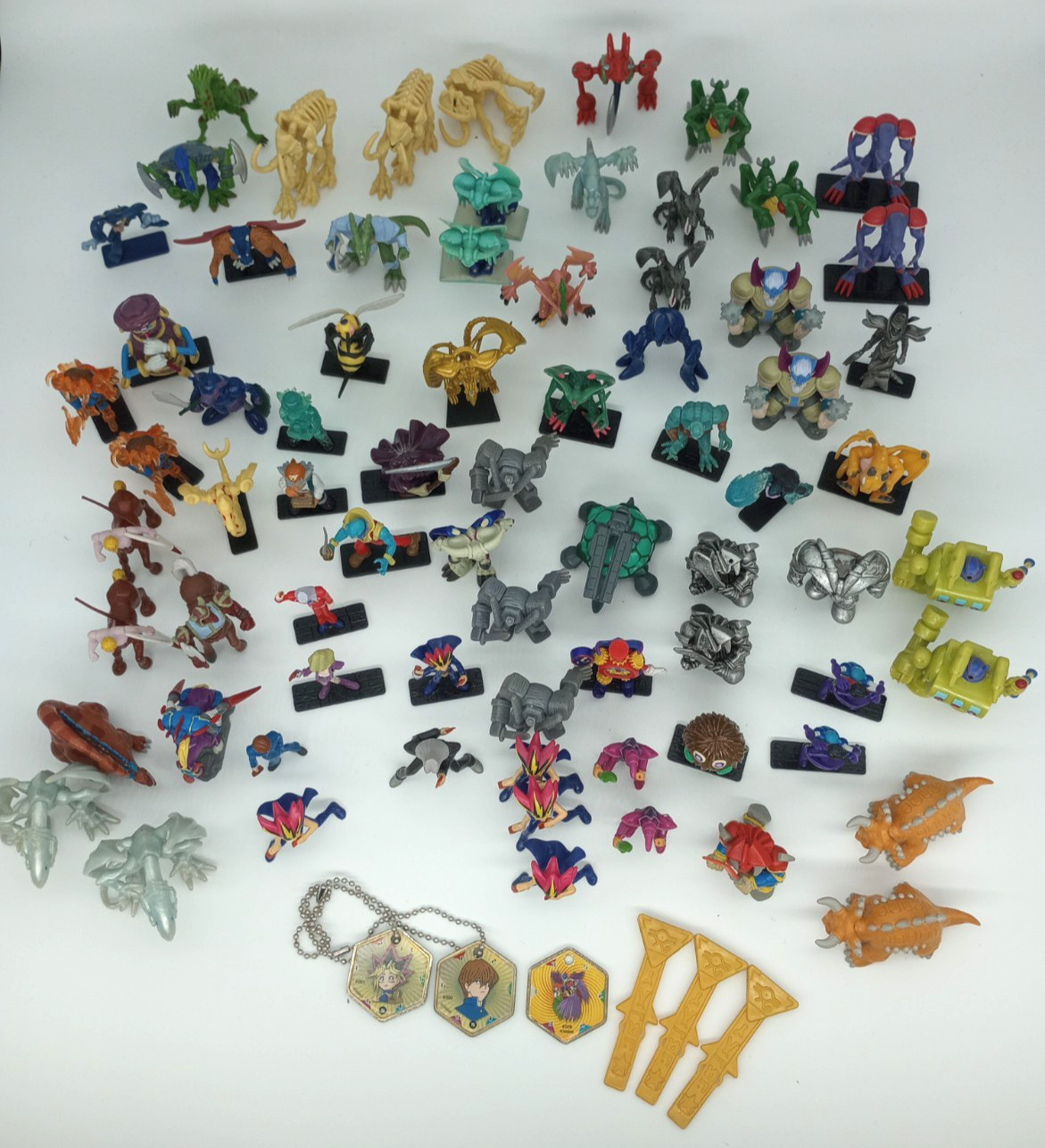 Yu-Gi-Oh 1996 Mattel LOT of 70+ Mini Figures Takahashi Yugioh