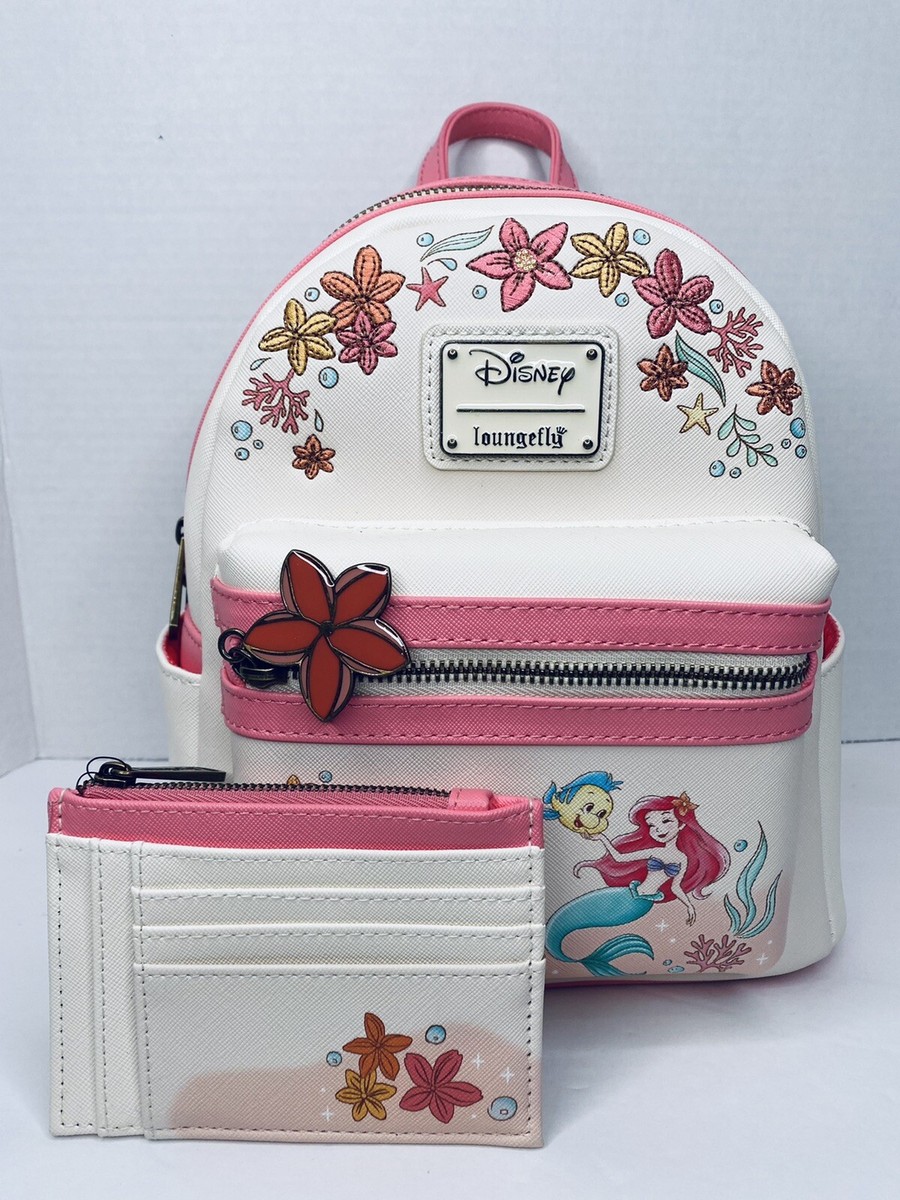 Loungefly Disney The Little Mermaid Ariel Floral Mini  display picture 3