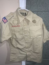 Boy Scout BSA UNIFORM SHIRT New Style Youth Large Short Sleeve X43