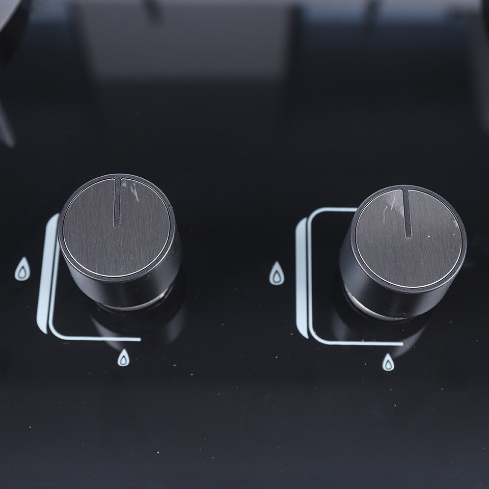 Kitchen Gas Cooktop Stove Top Tempered Glass BuiltIn 2 Burners LPG/NG