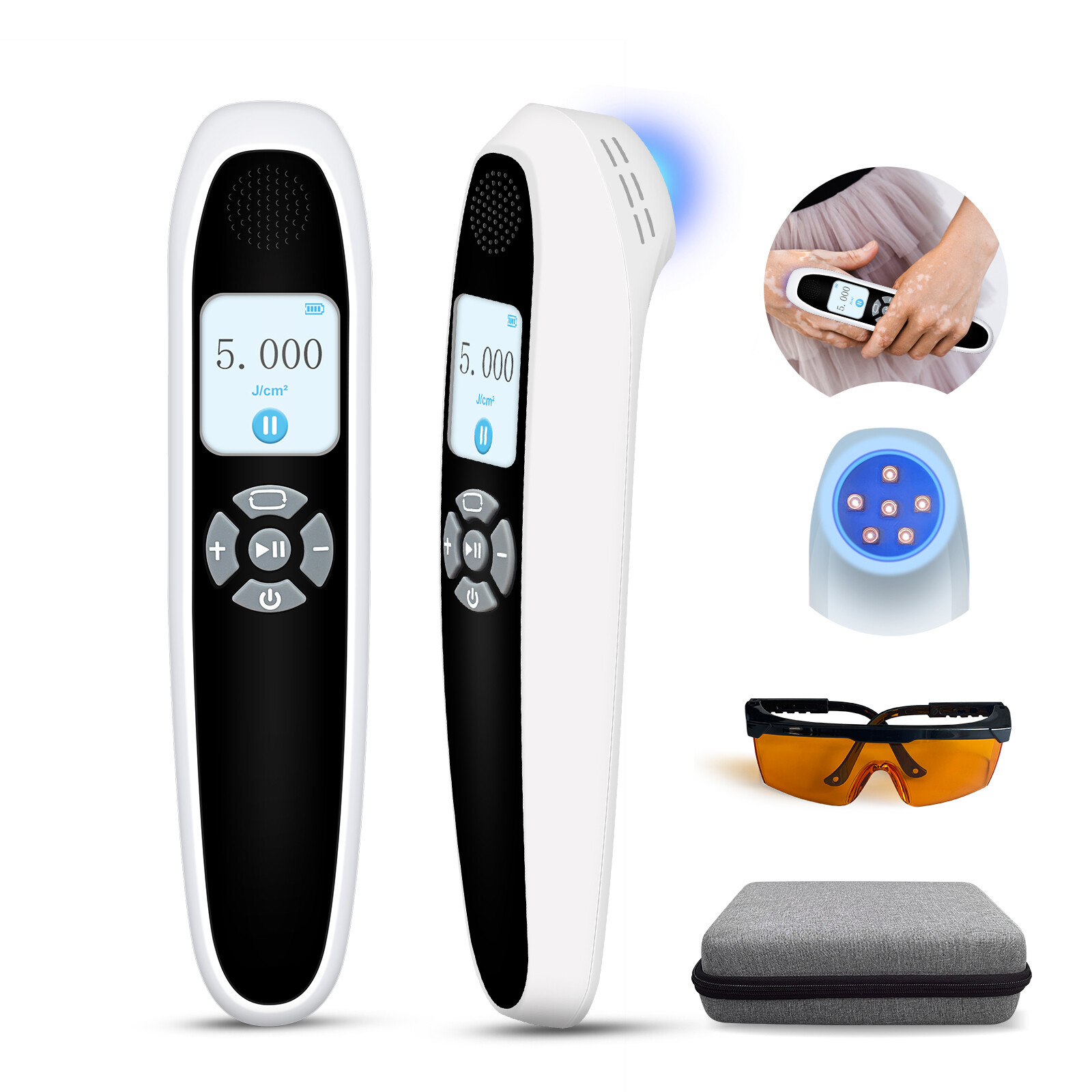 ALTRA Luce eccimerica terapia della luce UVB 308nm per macchie bianche 6 diodi per pelle 20mW cm2