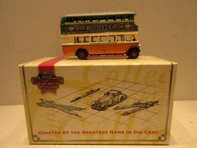 Matchbox YET02-M 1930 Leyland Titan TDI Bus Van Houten's Cocoa Diecast Toy Car 