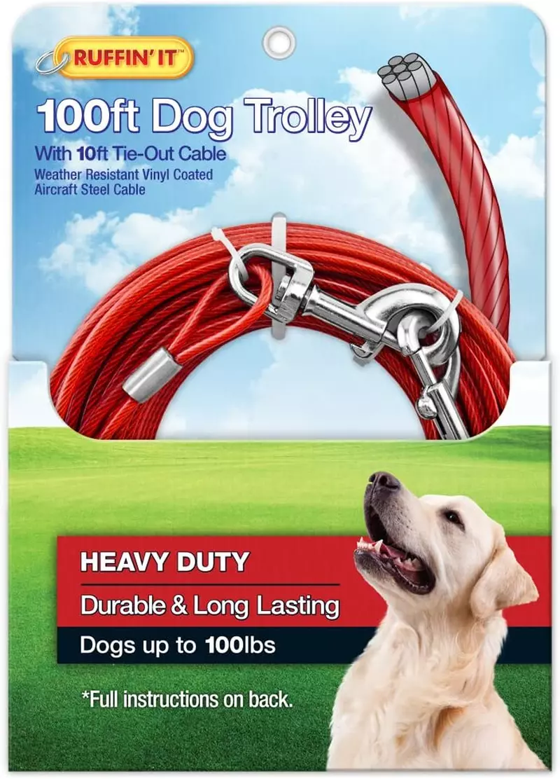100 ft cheap tie out cable