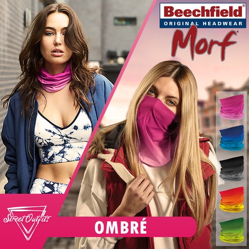 Face Mask Snood Neck Tube Warmer Scarf Beechfield Morf Bandana Balaclava Cover - Picture 6 of 135