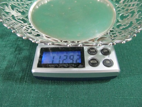 Antiguo plato celosía Gorham Mfg plata esterlina 112,9 gramos ~ daños leves~ - Imagen 10 de 10