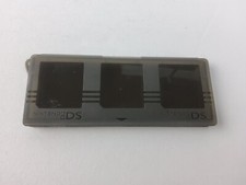 Nintendo DS 3-Game Cartridge Holder Hard Case Plastic Gray Official