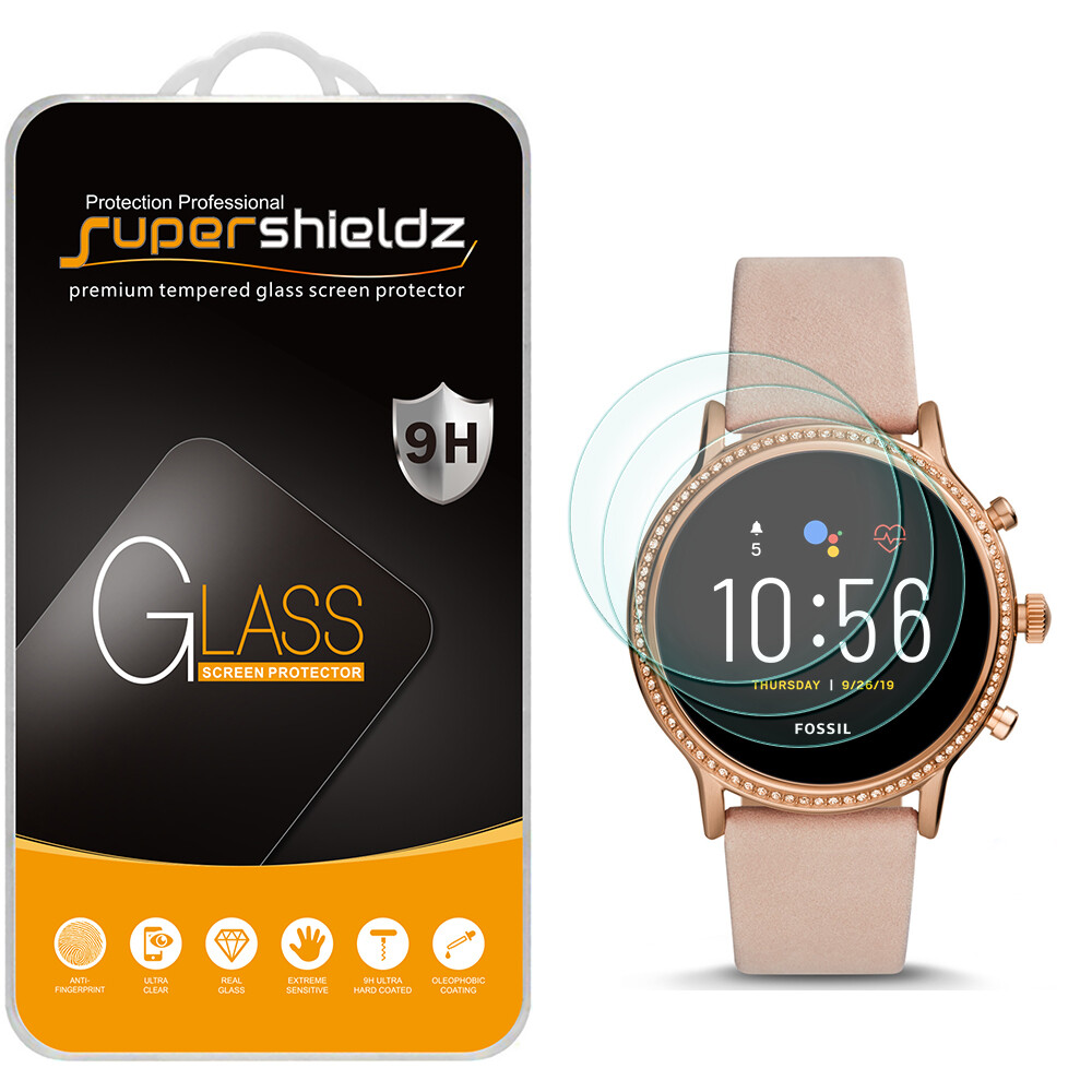3X Tempered Glass Screen Protector for Fossil Gen Smartwatch