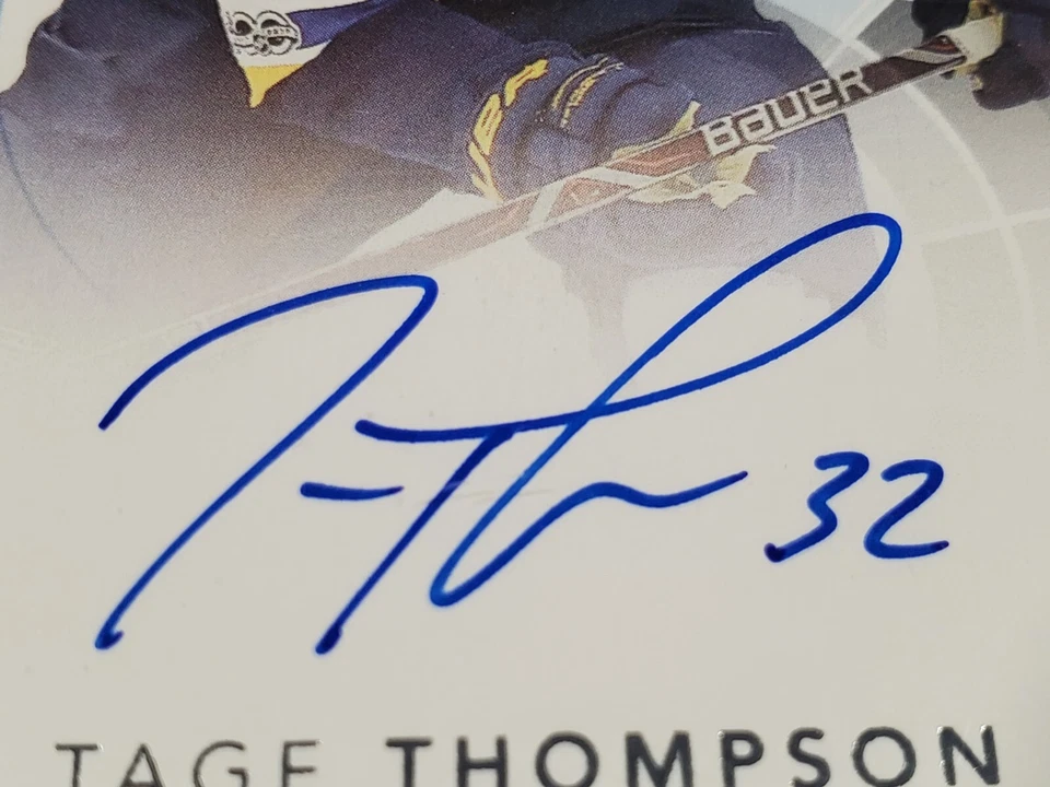 2017-18 SP AUTHENTIC TAGE THOMPSON FUTURE WATCH ROOKIE AUTO SIGNATURE PSA 10 GEM - Image 4 of 4
