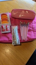 Morphe X Jeffree Star (10) Piece Eye Brush Set, Pink Ulta Bag, Ulta Sponges 