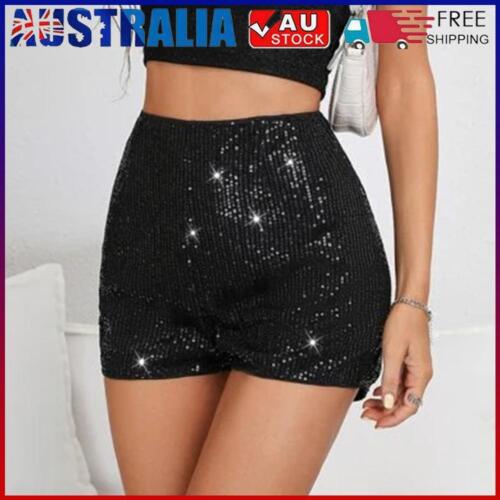 Women Casual Shorts Exquisite Sequins Ladies Sexy Shorts Nightclub Dance Bottoms - Picture 1 of 11