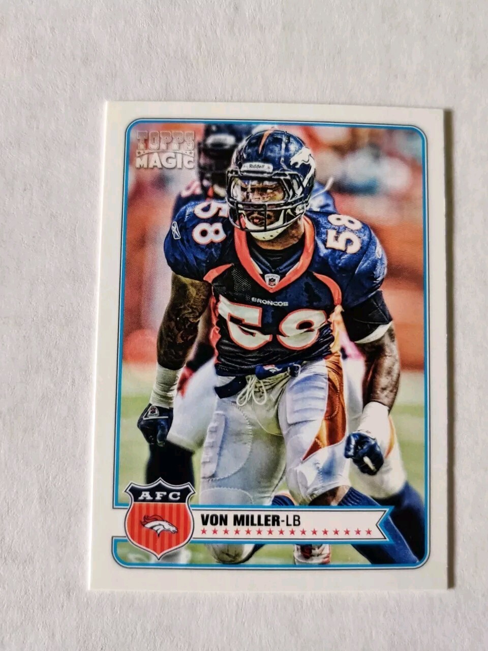 2012 Topps Magic Mini #106 Von Miller Denver Broncos Football Card