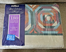 Royale Silver Collection Quality 180 Thread Count 4 Piece Full Bed Set