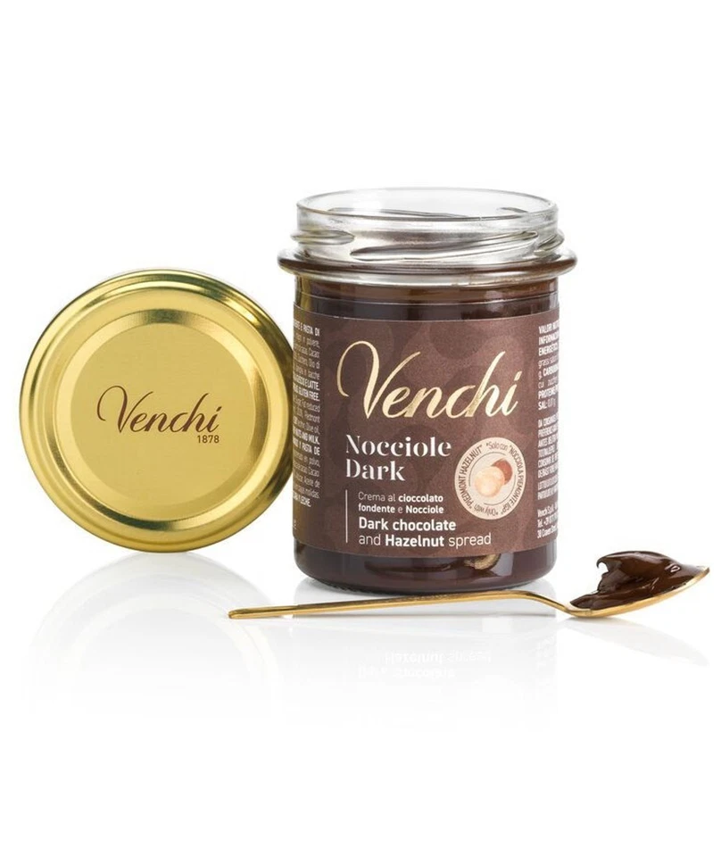 CREMA SPALMABILE VENCHI FONDENTE E NOCCIOLE 200 GR