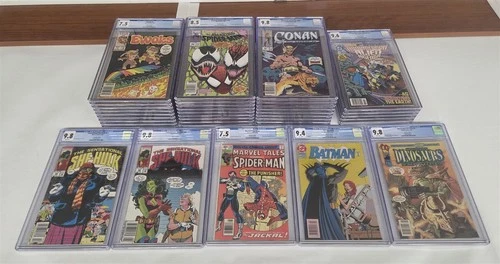 NEWSSTAND ONLY LOT OF (37) COMICS ALL CGC GRADED Ewoks 1 Batman She-Hulk X-Men