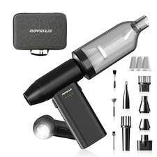 Electric Compressed Air Duster Mini Blower Cordless with Computer Vacuum
