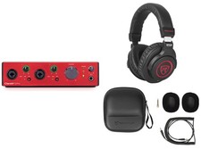 Focusrite Clarett 2Pre USB-C Audio Recording Interface  Studio Headphones