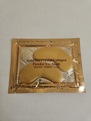 Gold Kollagen Augenmaske | Kristall Gel Pflaster für Schwellungen, Augenringe & Linien