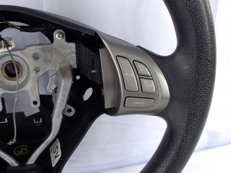 Controles de cruzeiro e áudio 2009-2013 Subaru Forester Impreza volante preto - Imagem 4 de 4