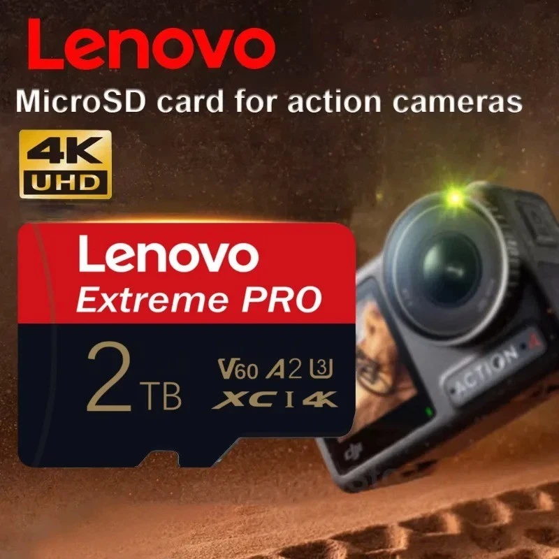 LENOVO Memory Card , High Speed Micro SD Card 128GB 2TB 512GB 256GB A2 U3 V30 - Image 2 of 4