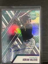 2017 Panini Elite Extra Edition - Adrian Valerio #191 Auto /10 (AU, RC)