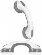 2 Pack Grab Bars for Shower - 12 Inch Suction Cup Shower Handle for Bathtubs,