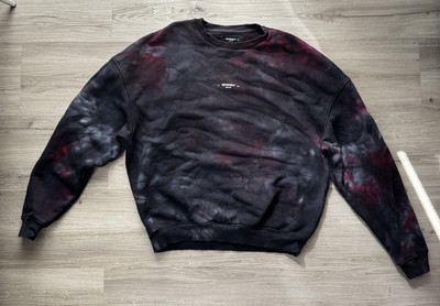 Represent FW 2019 Tie Dye Schwarz/Rot Sweater M