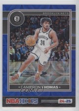 2024-25 Panini NBA Hoops Premium Blue Scope Prizm 28/99 Cameron Thomas #36 04fu