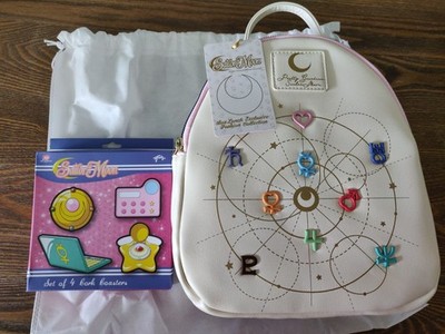 Sailor Moon Constellation Mini Backpack bag purse & Coaster Set