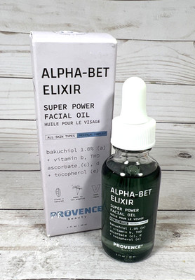 Alpha-Bet Elixer Provence Beauty Super Power Face Skin Facial Oil 1oz