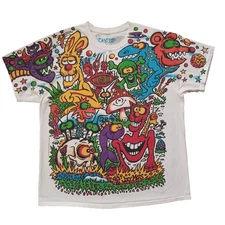 Liquid Blue Joey Mars T Shirt Mens XL Zidzoii All Over Print AOP Licensed