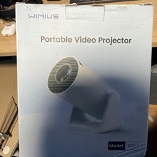 Wimius S27 Portable WiFi Projector | Built-In Stand | HD Home Cinema | HDMI USB