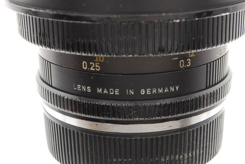Lente gran angular de 3 cámaras Leica Leitz Wetzlar Super Angulon R 21 mm f4 MF de Japón - Imagen 9 de 12