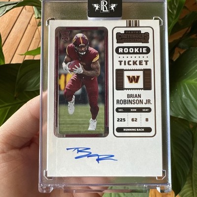 2022 Panini Contenders Brian Robinson Jr. - Autograph #106