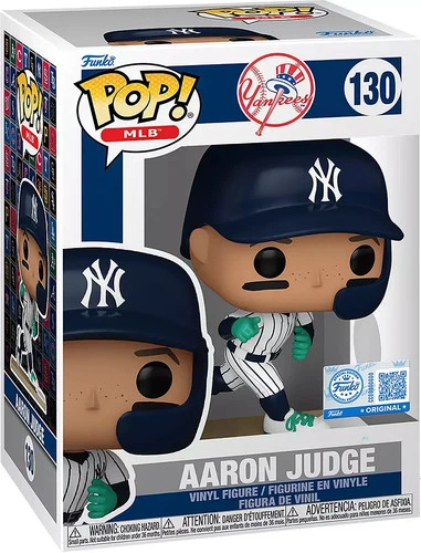 Funko Pop! Aaron Judge #130 MLB NY Yankees Exclusive Vinyl + Protector *PRESALE*