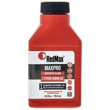 2.6oz Bottle of RedMax Synthetic 2 Stroke Cycle Oil w Fuel Stabilizer 50:1