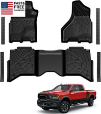 Floor Mats for 2019-2025 2026 Dodge Ram 2500/3500 Crew Cab with Bucket Sea